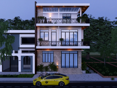 Nhà Cấp 4 Mái Thái